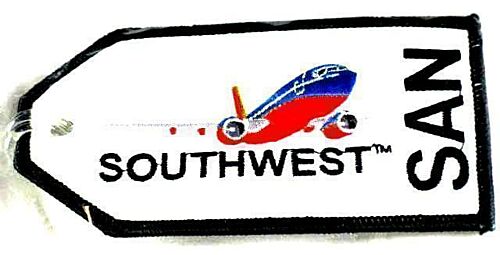 Southwest Airlines San Diego Luggage Bag Tag