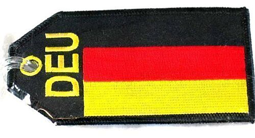 Germany Deutschland Flag Luggage Bag Tag
