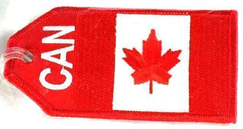 Canada Flag Luggage Bag Tag