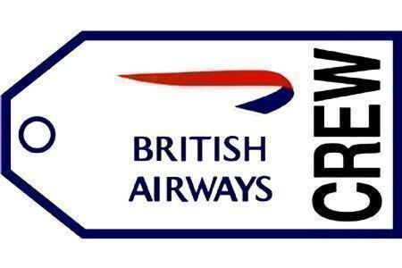 BA British Airways Crew Luggage Bag Tag