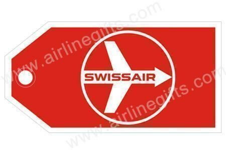 Swissair Retro Luggage Bag Tag