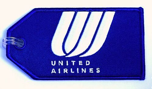 United Airlines Blue America Luggage Bag Tag