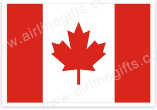 Canadian Flag Embroidered Cloth Patch Applique