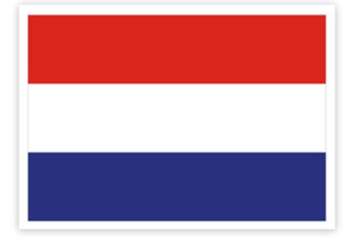 Netherland Flag Embroidered Cloth Patch Applique