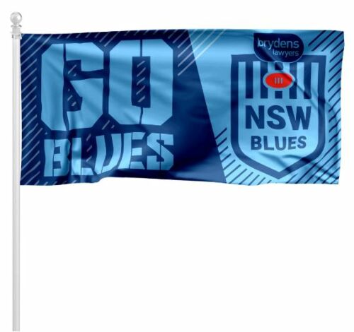 New South Wales NSW Blues State Of Origin NRL SOO Team Pole Flag 
