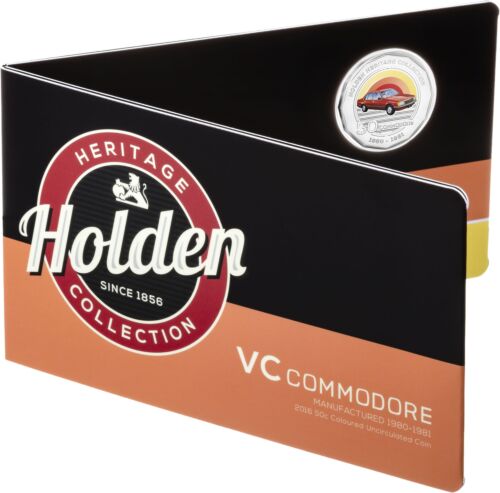 2016 50c VC Comodore Holden Heritage Collection 1980-1981 Coloured Uncirculated Coin