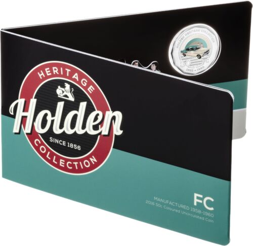 2016 50c FC Holden Heritage Collection 1958-1960 Coloured Uncirculated Coin
