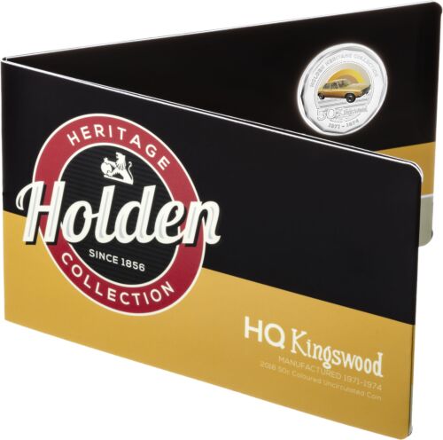 2016 50c HQ Kingswood Holden Heritage Collection 1971-1974 Coloured Uncirculated Coin 