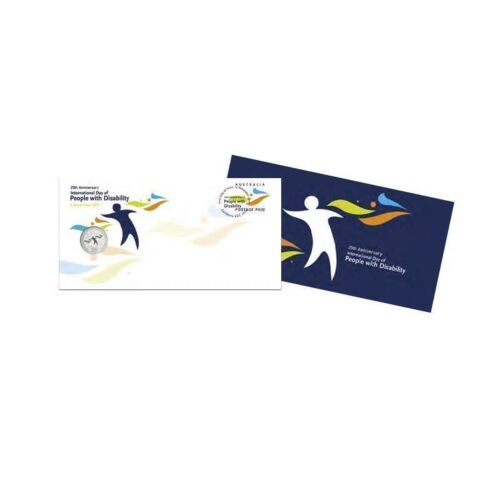 2017 20c 25th Anniversary International Day of People with Disability Coin & Stamp Cover PNC