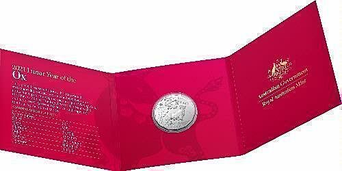 2021 50c Tetra Decagon Uncirculated Coin Year of the Ox Lunar Series Royal Australian Mint RAM