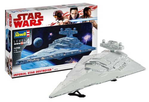 Revell Star Wars Imperial Star Destroyer 1:2700 Scale 110 Part Plastic Model Kit - Paints Not Included
