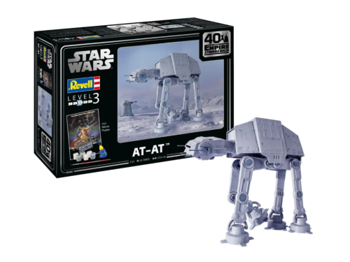 Revell Star Wars At-At The Empire Strikes Back 40th Anniversary 1:53 Scale 65 Part Plastic Model Kit