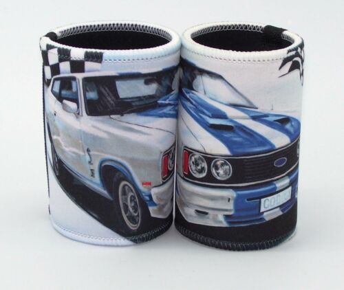 Ford Mustang Cobra Can Cooler / Stubby Holder - Artwork By Jenny Sanders