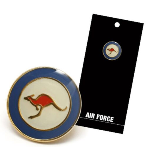 Royal Australian Air Force Roundel Badge Pin On Card ANZAC