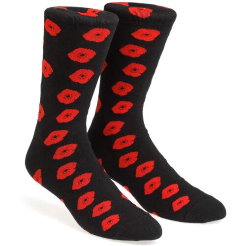 Red Poppy Business Socks Adult Size 7-11 Poppy Recollections