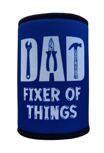 Dad Fixer Of Things Neoprene Can Cooler Stubby Holder Fathers Day Gift Idea  