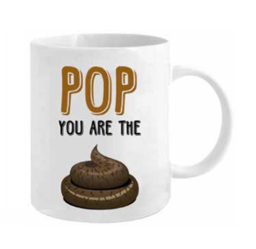 Pop You Are The Poo 360ml Ceramic Coffee Tea Mug Cup