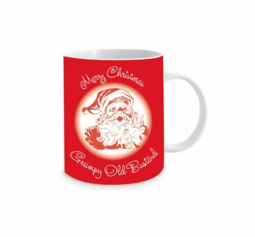 Merry Christmas Grumpy Old Bastard Novelty Christmas 350mL Coffee Mug Tea Cup