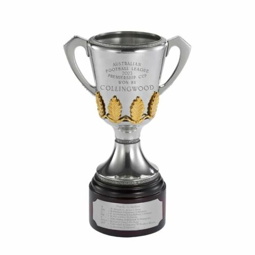 Collingwood Magpies 2023 AFL Premiers Royal Selangor Pewter Premiership Replica Trophy Cup