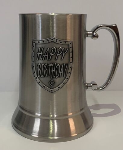 Happy Birthday Stainless Steel Mug in Deluxe Box BDay