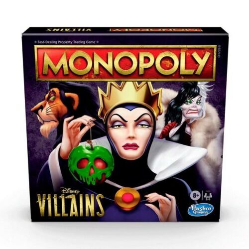 Disney Villains Edition Monopoly Board Game Collectors Item Fast Trading Game