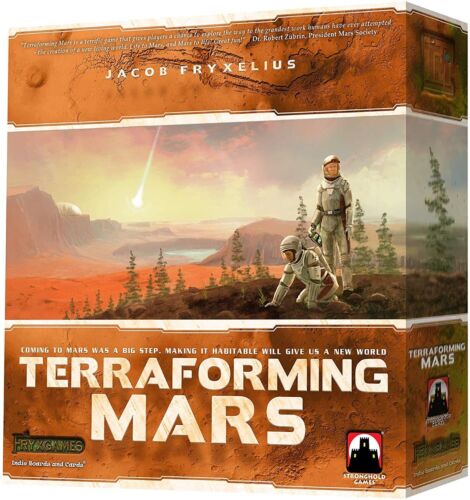 Terraforming Mars Strategy Board Game The Taming Of The Red Planet Has Begun Ages 14+
