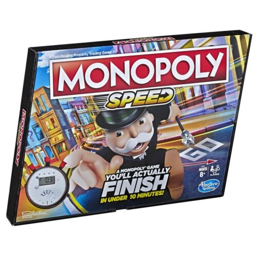 Speed Edition Monopoly Board Game Fast Dealing Property Trading Game