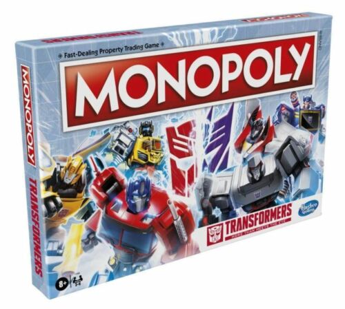 Transformers Autobot Decptacon Edition Monopoly Board Game Fast Dealing Property Trading Game