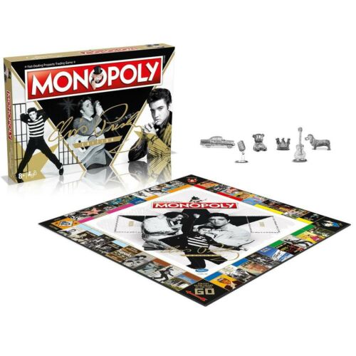 Elvis Presley Edition Monopoly The Fast Dealing Property Trading Board Game Family Friendly Fun
