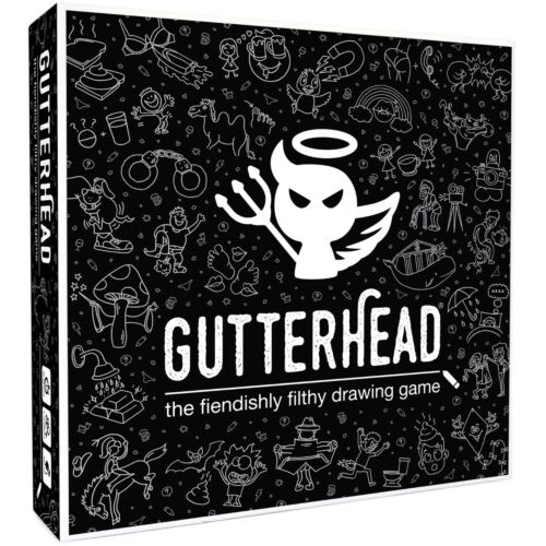 Gutterhead Adult Party Board Game Funny Fiendishly Filthy Drawing Games