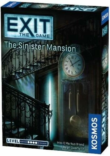 Exit The Game The Sinister Mansion Escape Room Card Game Ages 10+