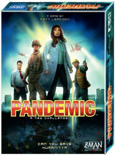 Pandemic Disease Fighting Team Cooperative Globe Travel Board Game Party