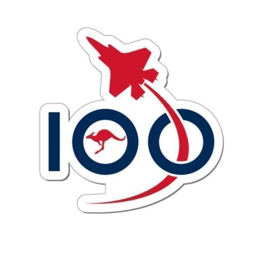 Air Force 100 2021 Centenary RAAF White Logo Fridge Magnet 