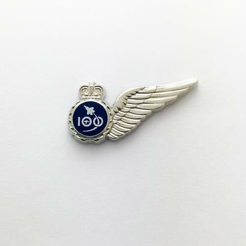 Air Force 100 2021 Centenary RAAF Single Wing Silver Pin 