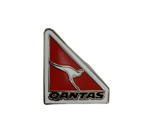 Qantas Australia Flying Kangaroo Historic 1984 - 2007 Logo Pin Badge Aviation Airline Lapel Pin 