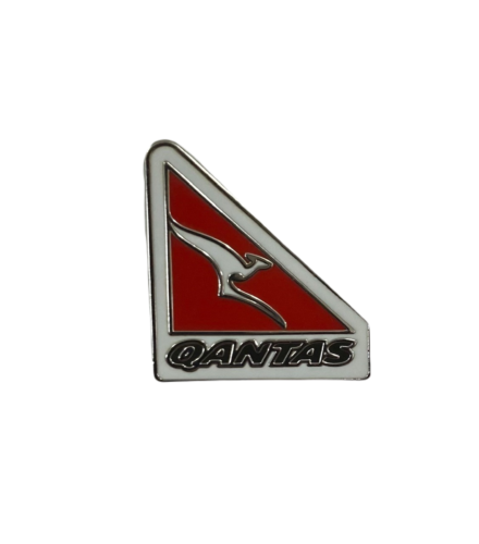 Qantas Australia Flying Kangaroo Historic 2007 - 2016 Logo Pin Badge Aviation Airline Lapel Pin 