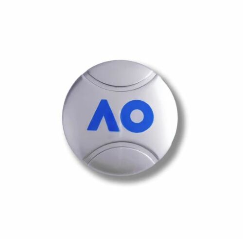 Australian Open 2024 AO Silver Tennis Ball Pin Badge