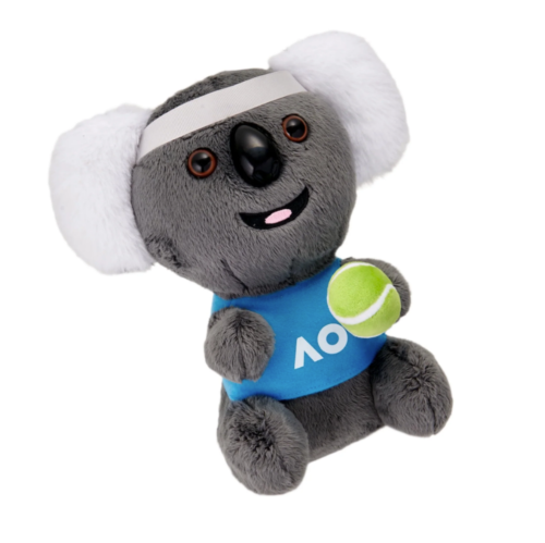 Australian Open 2025 AO Plush Toy Koala In Shirt & Headband