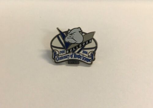 Canterbury Bulldogs NRL Centenary 1908-2008 Metal Lapel Pin Badge