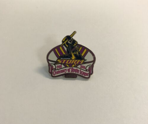 Melbourne Storm NRL Centenary 1908-2008 Metal Lapel Pin Badge