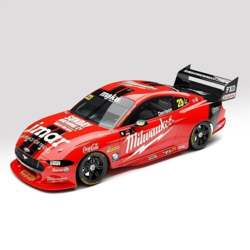 2020 #23 Will Davison Milwaukee Racing Ford Mustang GT Supercar Virgin Australia Championship Season Car 1:43 Scale Model Car