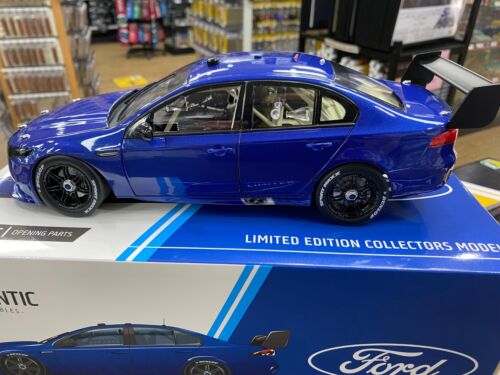 Ford FGX Falcon Supercar Kinetic Blue Plain Body Edition 1:18 Scale Model Car