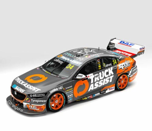 2022 Supercars Championship Season Jack Le Brocq #34 Truck Assist Racing Holden ZB Commodore 1:43 Scale Model Car 