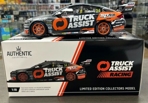 2022 Supercars Championship Season Jack Le Brocq #34 Truck Assist Racing Holden ZB Commodore 1:18 Scale Model Car