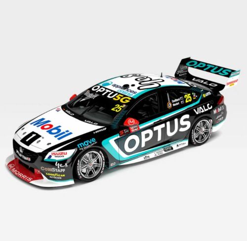 2022 Repco Bathurst 1000 2nd Place #25 Mostert / Coulthard Mobil1 Optus Racing Holden ZB Commodore 1:43 Scale Model Car