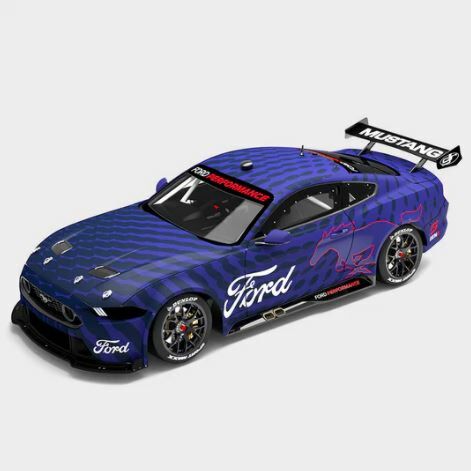PRE ORDER $50 DEPOSIT -  2021 Stealth Testing Livery Ford Performance Ford Mustang GT S550 Prototype Gen 3 Supercar 1:18 Scale Model Car (FULL PRICE - $250.00*)