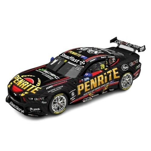 PRE ORDER $50 DEPOSIT - 2024 MSS Security Melbourne SuperSprint Race 5 Pole Position #19 Matthew Payne Penrite Racing Ford Mustang GT 1:18 Scale Model Car (FULL PRICE - $275.00*)
