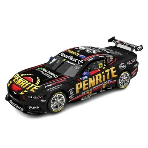 PRE ORDER - 2024 MSS Security Melbourne SuperSprint #26 Richie Stanaway Penrite Racing Ford Mustang GT 1:43 Scale Model Car (FULL PRICE - $99.00*)