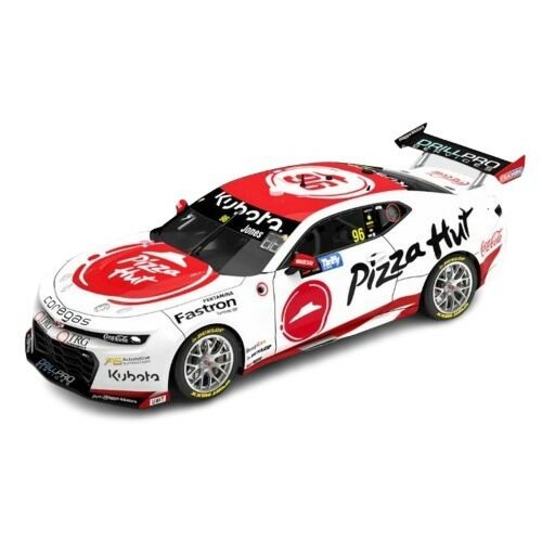 PRE ORDER $50 DEPOSIT - 2024 Repco Supercars Championship Season #96 Macauley Jones Brad Jones Racing Pizza Hut Chevrolet Camaro ZL1 1:18 Scale Model Car (FULL PRICE - $275.00*)