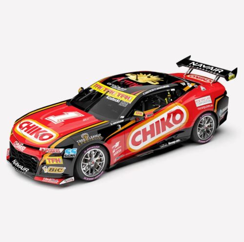 PRE ORDER - 2024 Bathurst 1000 Winner #1 Brodie Kostecki Todd Hazelwood Chiko Erebus Racing Team Chevrolet Camaro 1:43 Scale Model Car (FULL PRICE - $99.00*)